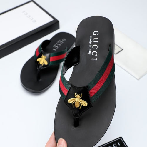 Replica Gucci Slippers For Men #1208732 $40.00 USD for Wholesale