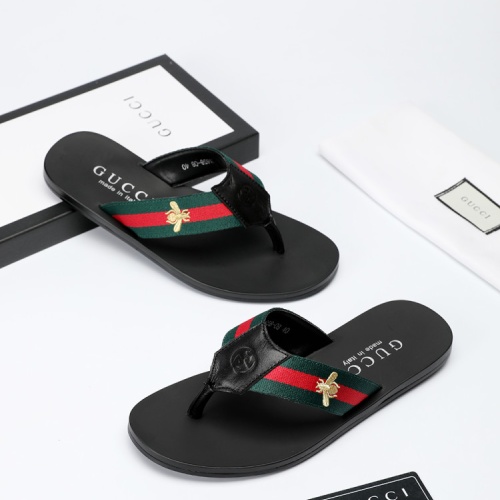 Replica Gucci Slippers For Men #1208733 $40.00 USD for Wholesale