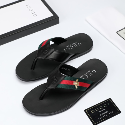 Wholesale Gucci Slippers For Men #1208734 $40.00 USD, Wholesale Quality Replica Gucci Slippers