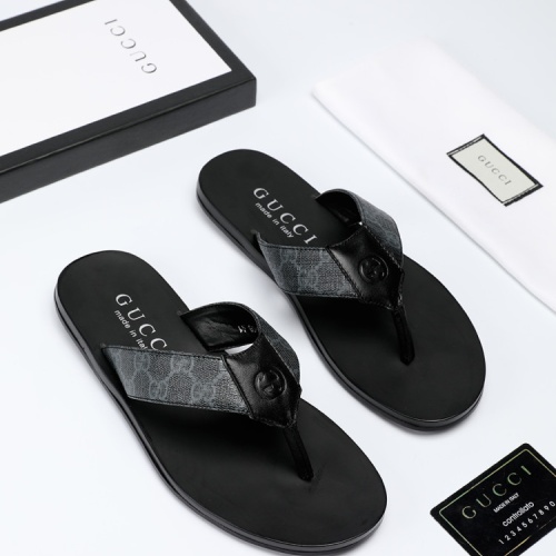 Replica Gucci Slippers For Men #1208736 $40.00 USD for Wholesale