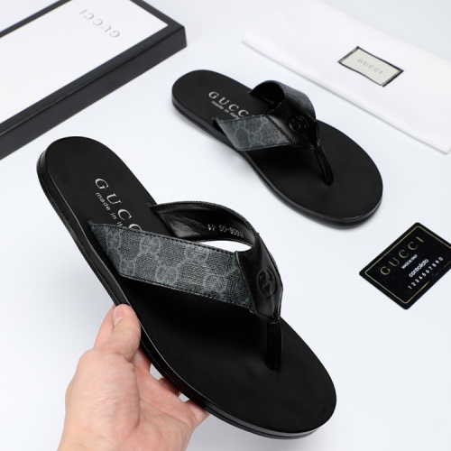 Replica Gucci Slippers For Men #1208736 $40.00 USD for Wholesale