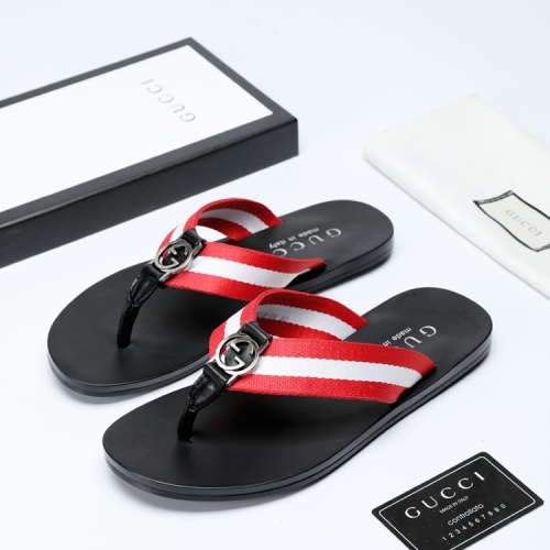 Wholesale Gucci Slippers For Men #1208737 $40.00 USD, Wholesale Quality Replica Gucci Slippers