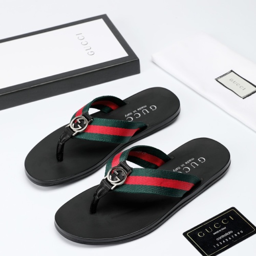 Wholesale Gucci Slippers For Men #1208738 $40.00 USD, Wholesale Quality Replica Gucci Slippers