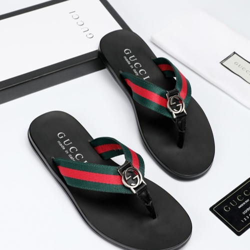 Replica Gucci Slippers For Men #1208738 $40.00 USD for Wholesale