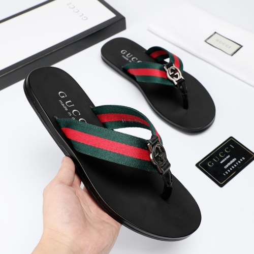 Replica Gucci Slippers For Men #1208738 $40.00 USD for Wholesale