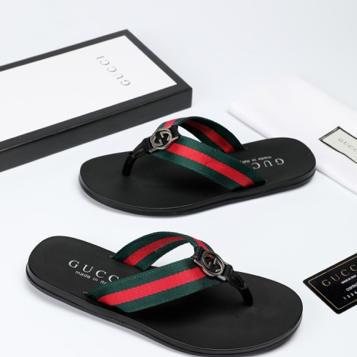 Replica Gucci Slippers For Men #1208738 $40.00 USD for Wholesale