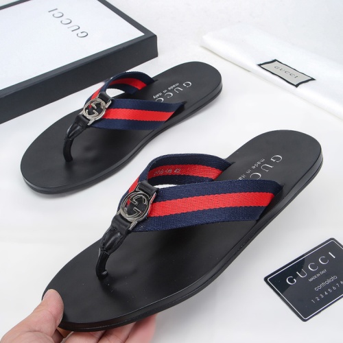 Replica Gucci Slippers For Men #1208739 $40.00 USD for Wholesale