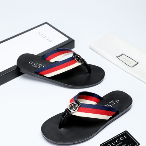 Replica Gucci Slippers For Men #1208740 $40.00 USD for Wholesale