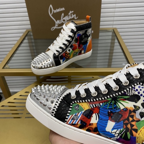 Replica Christian Louboutin High Top Shoes For Men #1208765 $92.00 USD for Wholesale