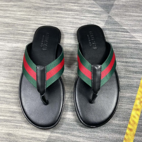 Wholesale Gucci Slippers For Men #1208804 $40.00 USD, Wholesale Quality Replica Gucci Slippers