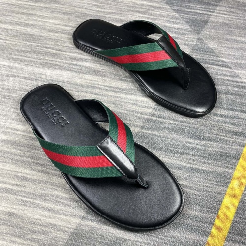 Replica Gucci Slippers For Men #1208804 $40.00 USD for Wholesale