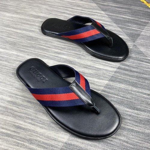 Replica Gucci Slippers For Men #1208805 $40.00 USD for Wholesale