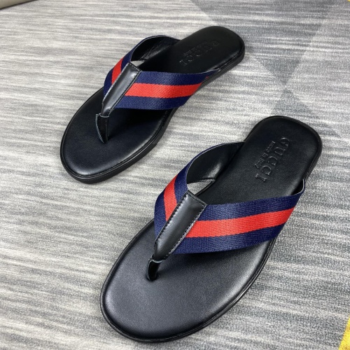 Replica Gucci Slippers For Men #1208805 $40.00 USD for Wholesale