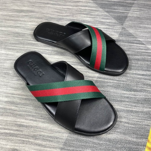 Replica Gucci Slippers For Men #1208807 $40.00 USD for Wholesale