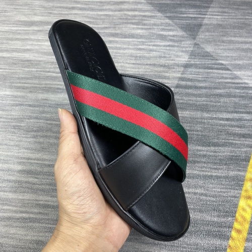 Replica Gucci Slippers For Men #1208807 $40.00 USD for Wholesale