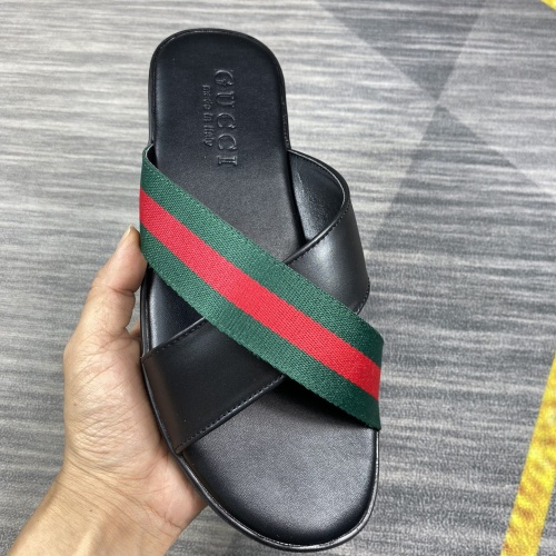 Replica Gucci Slippers For Men #1208807 $40.00 USD for Wholesale