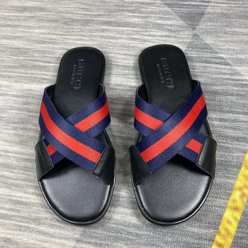 Wholesale Gucci Slippers For Men #1208812 $40.00 USD, Wholesale Quality Replica Gucci Slippers