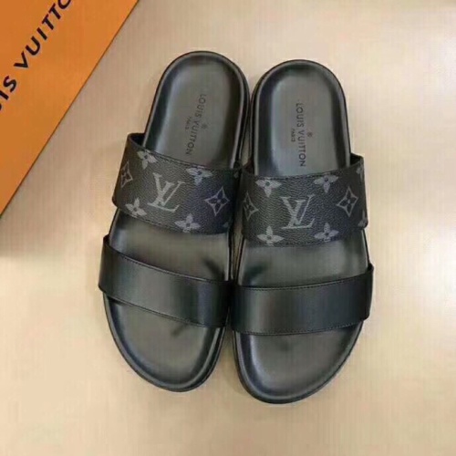 Wholesale Louis Vuitton Slippers For Men #1208973 $48.00 USD, Wholesale Quality Replica Louis Vuitton Slippers