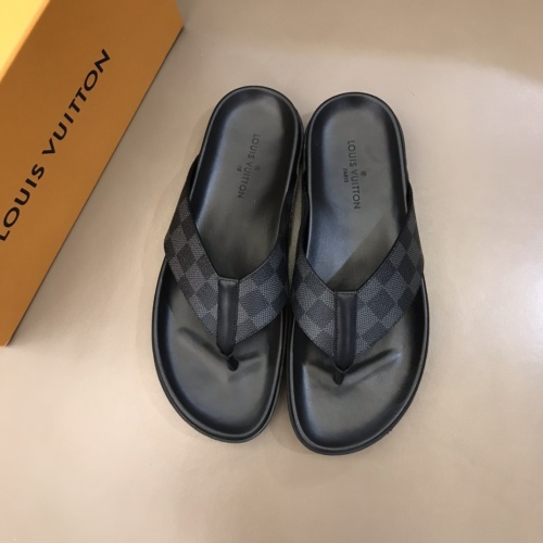 Wholesale Louis Vuitton Slippers For Men #1208975 $48.00 USD, Wholesale Quality Replica Louis Vuitton Slippers