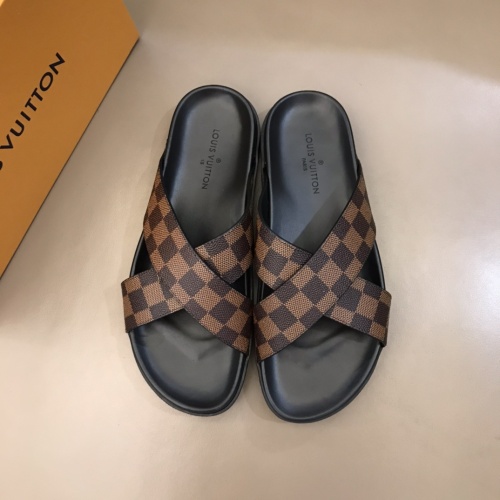 Wholesale Louis Vuitton Slippers For Men #1208982 $48.00 USD, Wholesale Quality Replica Louis Vuitton Slippers