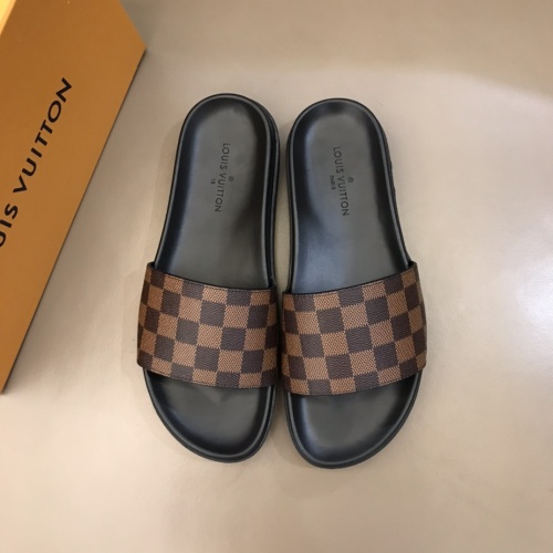 Wholesale Louis Vuitton Slippers For Men #1208984 $48.00 USD, Wholesale Quality Replica Louis Vuitton Slippers