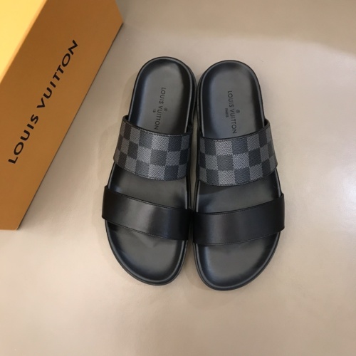 Wholesale Louis Vuitton Slippers For Men #1208985 $48.00 USD, Wholesale Quality Replica Louis Vuitton Slippers