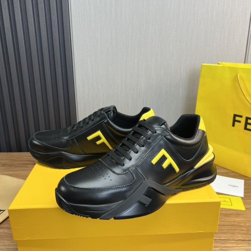 Wholesale Fendi Casual Shoes For Men #1209016 $98.00 USD, Wholesale Quality Replica Fendi Casual Shoes