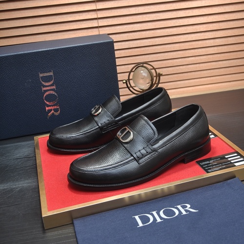 Wholesale Christian Dior Leather Shoes For Men #1209064 $98.00 USD, Wholesale Quality Replica Christian Dior Leather Shoes