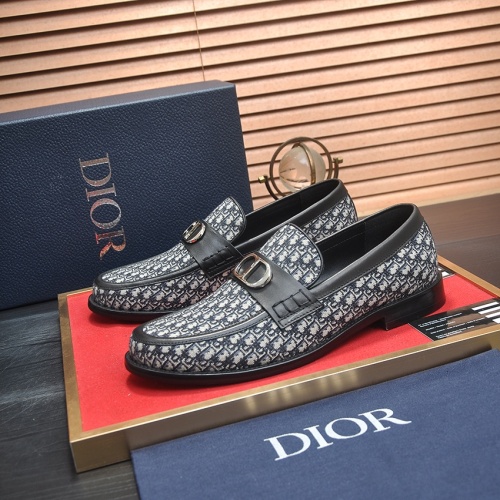 Wholesale Christian Dior Leather Shoes For Men #1209067 $98.00 USD, Wholesale Quality Replica Christian Dior Leather Shoes