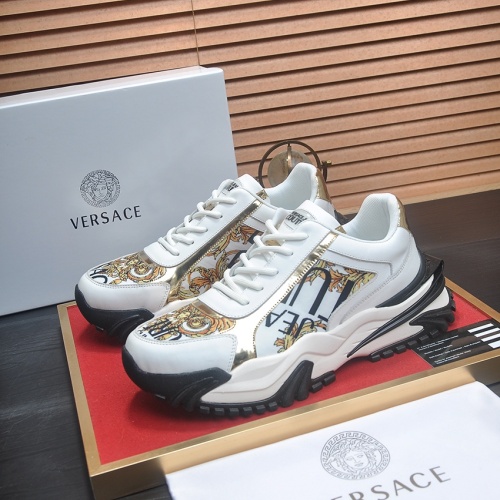 Wholesale Versace Casual Shoes For Men #1209073 $98.00 USD, Wholesale Quality Replica Versace Casual Shoes