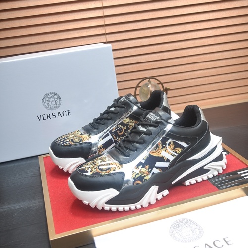 Wholesale Versace Casual Shoes For Men #1209074 $98.00 USD, Wholesale Quality Replica Versace Casual Shoes