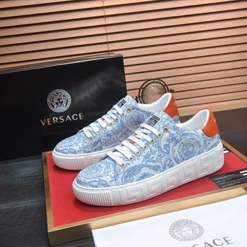 Wholesale Versace Casual Shoes For Men #1209077 $76.00 USD, Wholesale Quality Replica Versace Casual Shoes