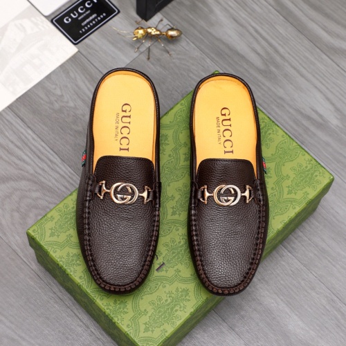 Replica Gucci Slippers For Men #1209244 $64.00 USD for Wholesale