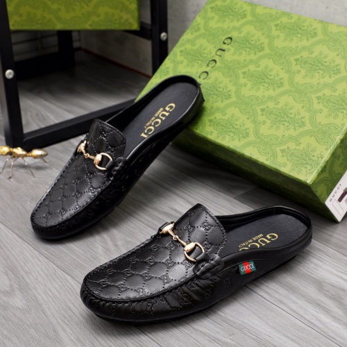 Wholesale Gucci Slippers For Men #1209247 $64.00 USD, Wholesale Quality Replica Gucci Slippers