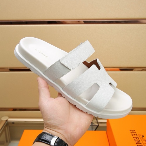 Replica Hermes Slippers For Men #1209248 $68.00 USD for Wholesale