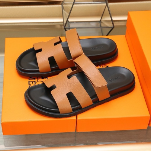 Wholesale Hermes Slippers For Men #1209249 $68.00 USD, Wholesale Quality Replica Hermes Slippers