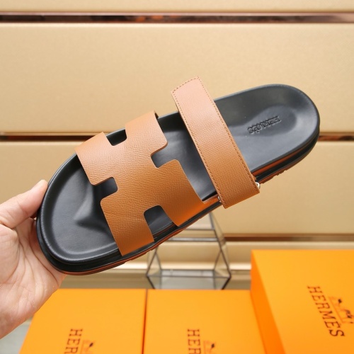 Replica Hermes Slippers For Men #1209249 $68.00 USD for Wholesale