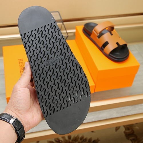 Replica Hermes Slippers For Men #1209249 $68.00 USD for Wholesale