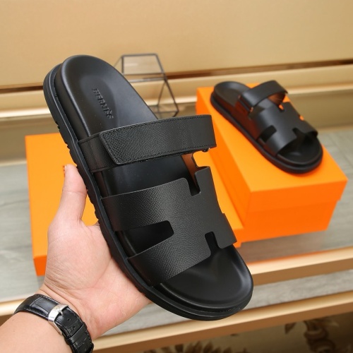 Replica Hermes Slippers For Men #1209251 $68.00 USD for Wholesale