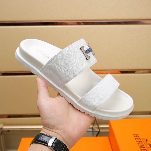 Replica Hermes Slippers For Men #1209252 $68.00 USD for Wholesale