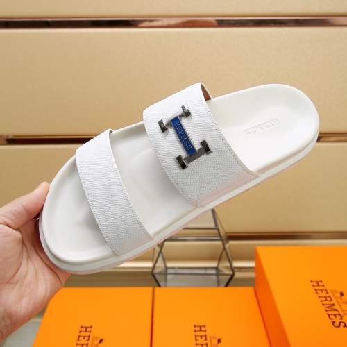 Replica Hermes Slippers For Men #1209252 $68.00 USD for Wholesale