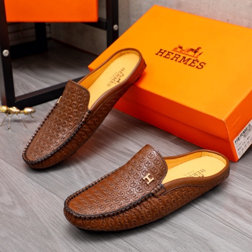 Wholesale Hermes Slippers For Men #1209279 $64.00 USD, Wholesale Quality Replica Hermes Slippers