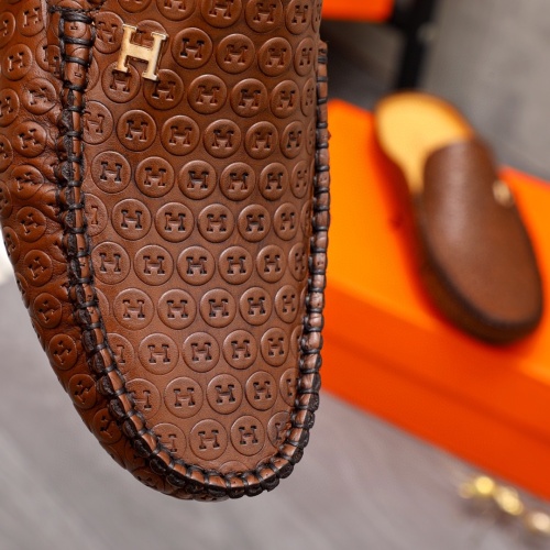 Replica Hermes Slippers For Men #1209279 $64.00 USD for Wholesale