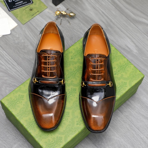 Replica Gucci Oxfords Shoes For Men #1209283 $82.00 USD for Wholesale