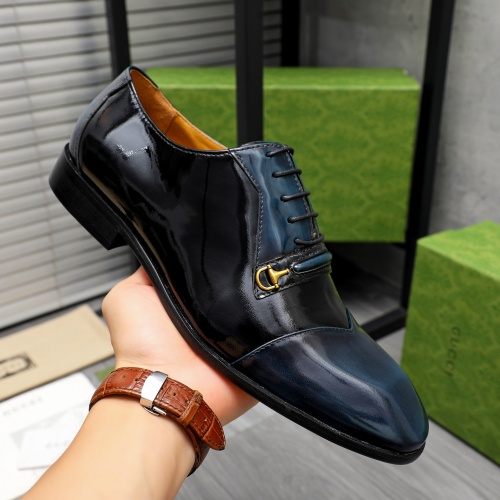 Replica Gucci Oxfords Shoes For Men #1209284 $82.00 USD for Wholesale