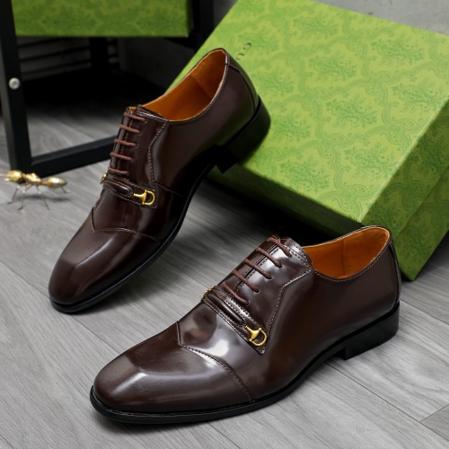 Wholesale Gucci Oxfords Shoes For Men #1209286 $140.00 USD, Wholesale Quality Replica Gucci Oxfords Shoes