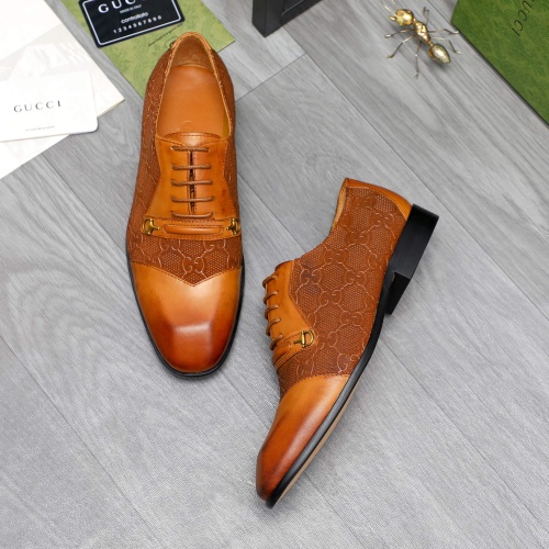 Replica Gucci Oxfords Shoes For Men #1209290 $82.00 USD for Wholesale