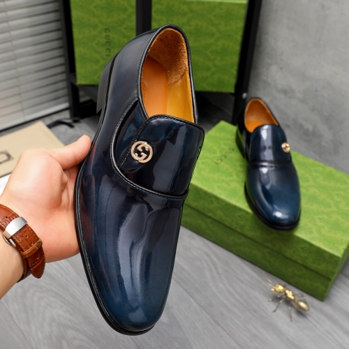 Replica Gucci Oxfords Shoes For Men #1209293 $82.00 USD for Wholesale