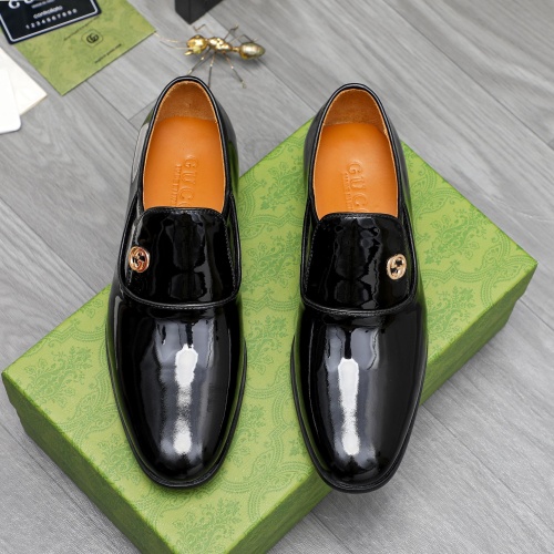 Replica Gucci Oxfords Shoes For Men #1209294 $82.00 USD for Wholesale