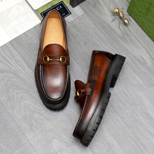 Replica Gucci Oxfords Shoes For Men #1209320 $82.00 USD for Wholesale